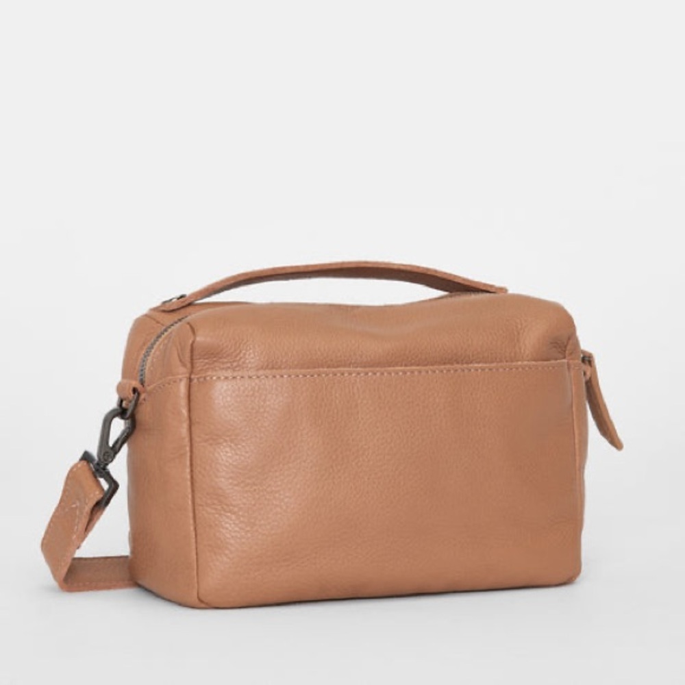Hammitt Evan Crossbody Biscotti Tan Light Brown Gunmetal - Picture 7 of 13